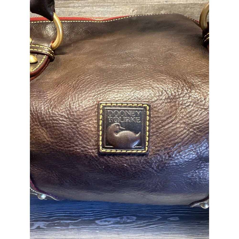 Dooney & Bourke Florentine Satchel Handbag - Brown - Picture 6 of 15